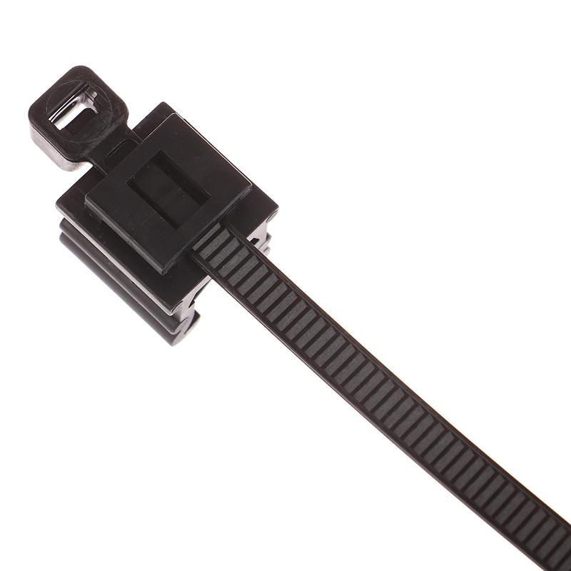 10 шт. 5X200 мм Автомобильный листовой металл Кабельная стяжка Крепление трубопровода Кромка Автомобильный люк Автомобильное окно Пластиковая стяжка-молния Жгут проводов Стальной зажим