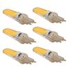 6pcs G9 LED Light Bulb COB Dimmable Professional G9 LED Bulb Replacement for Wall Lamps Table Lamps