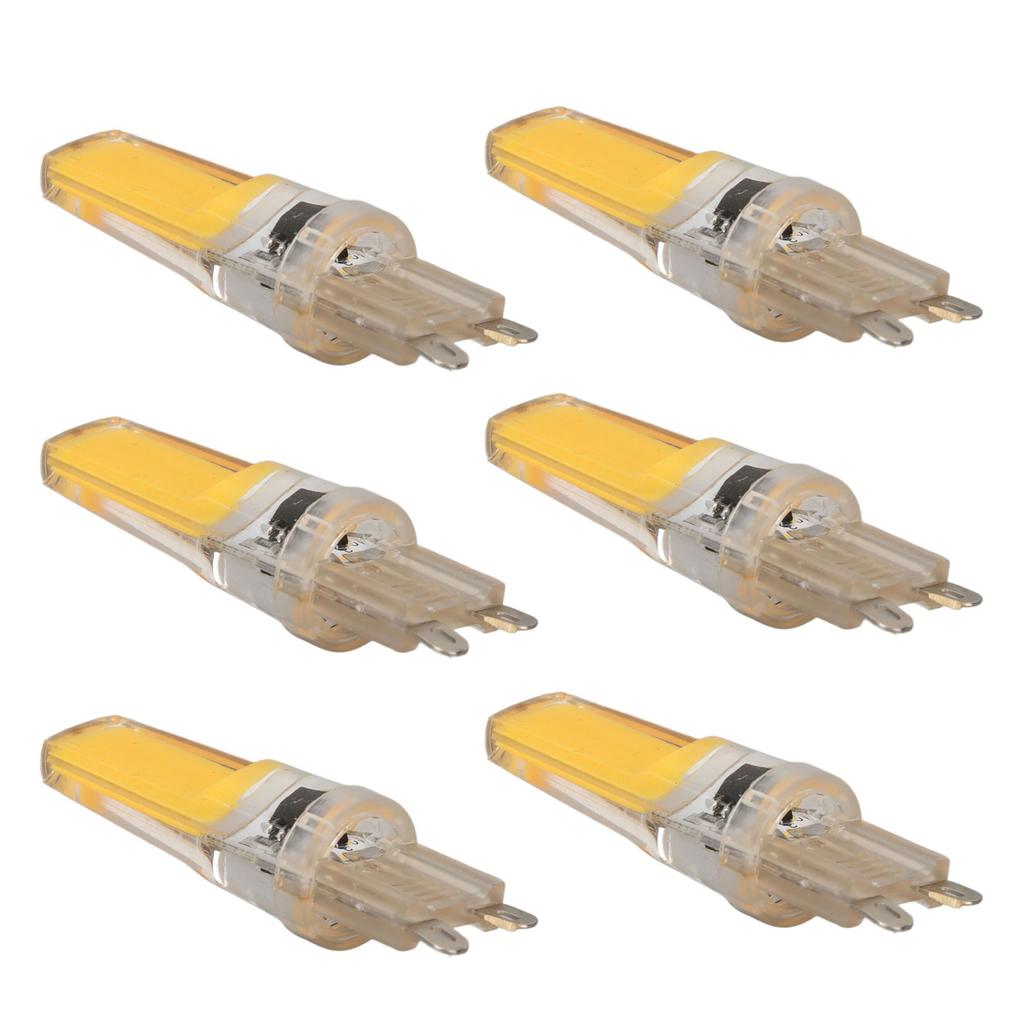 6pcs G9 LED Light Bulb COB Dimmable Professional G9 LED Bulb Replacement for Wall Lamps Table Lamps