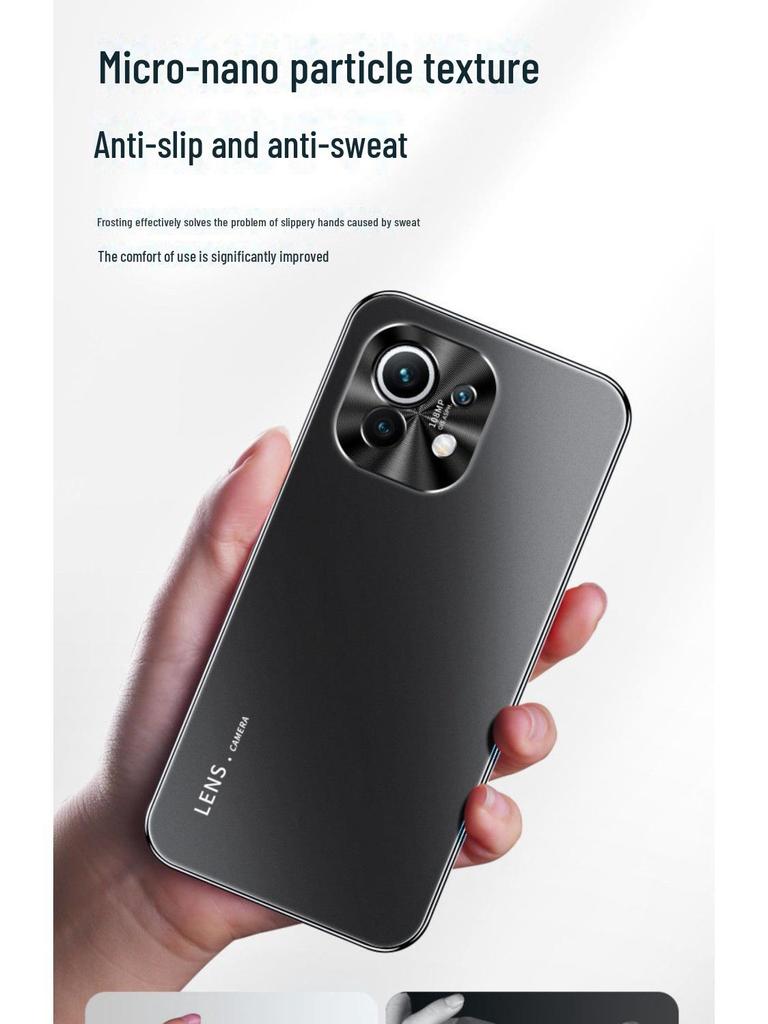Матовый металлический чехол для объектива Xiaomi 11 — подходит для Xiaomi 14 Pro/12X/11, высококачественный гальванизированный защитный чехол