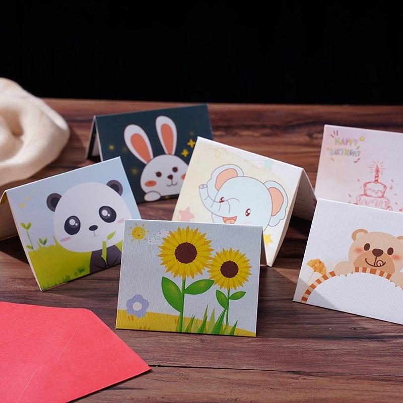 3D Pop-Up Kids Birthday Card Cute Cartoon Greeting