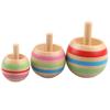 EDC 3Pcs Wooden Gyro Finger Spinner Desktop Spinning Top Kids Toy Stress Reliever