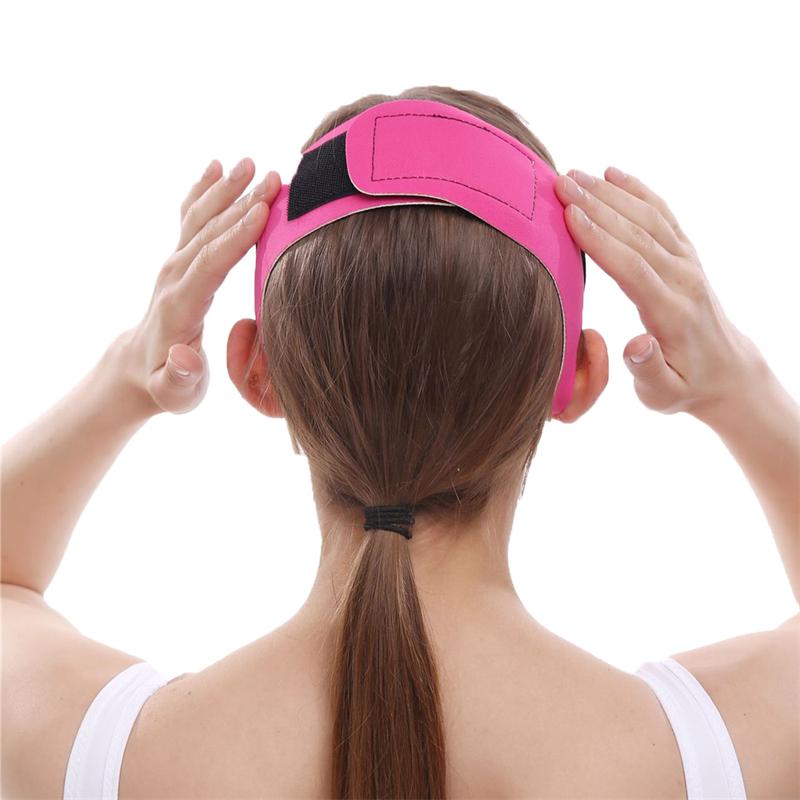 1 упаковка эластичного бандажа для подтяжки лица, V-образный формирователь лица, подтяжка подбородка, щек, массаж лица, красота по уходу за кожей лица