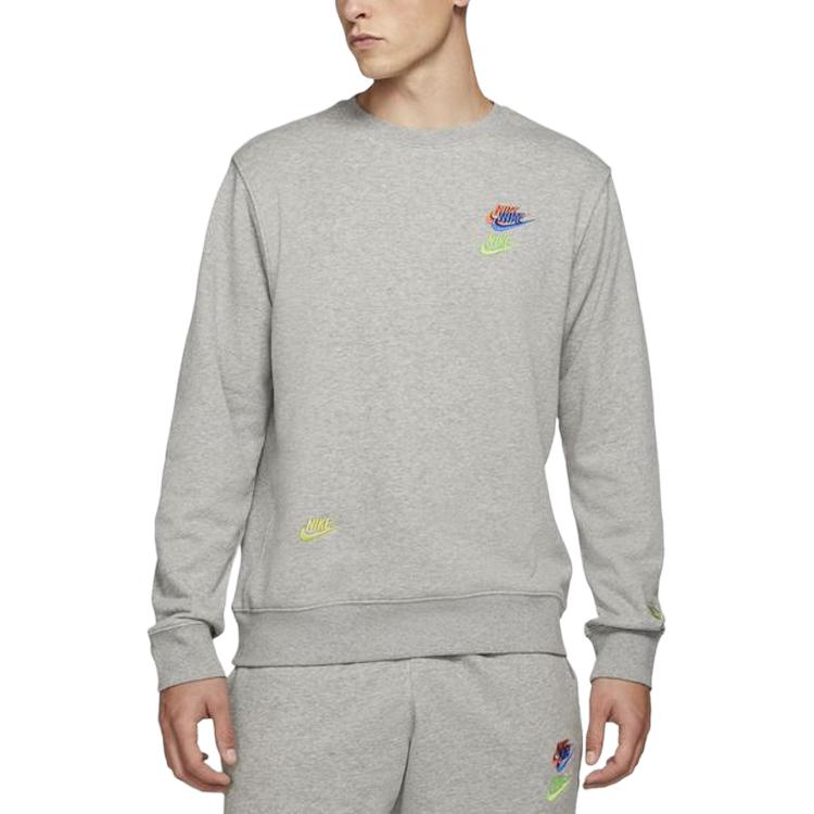 Nike Толстовка Мужская Весенняя Серая DJ6915-063