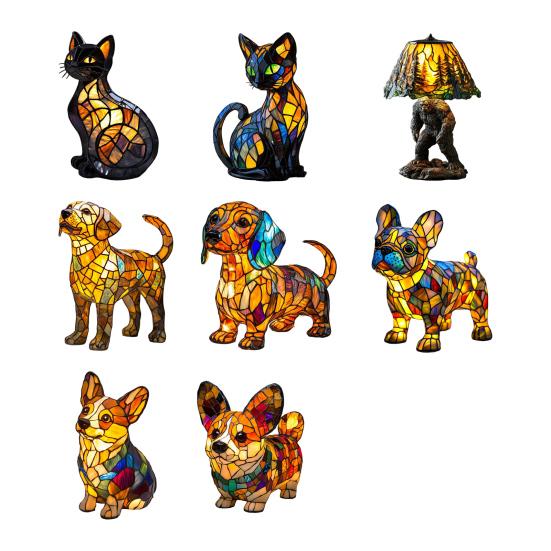 Настольная лампа 3D Animal Night Light Мягкий свет Питание от USB Простая в использовании Энергосберегающая декоративная настольная лампа Animal Decor