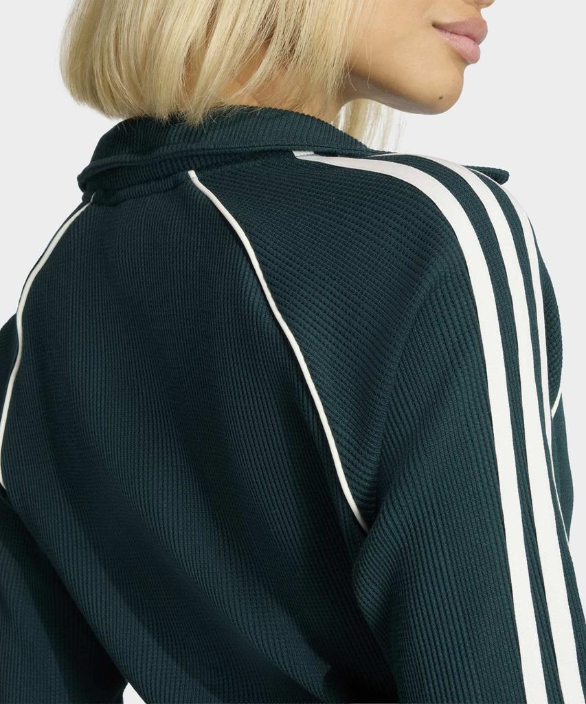 adidas Вафельная рубашка на пуговицах - Зеленый / Ks7810