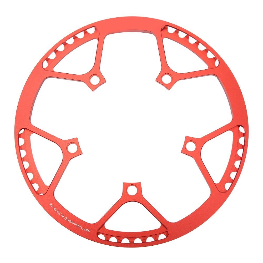 130mm BCD Bicycle Chainring 58T Folding Bike Chainring Durable Bike Chainring Folding Bike