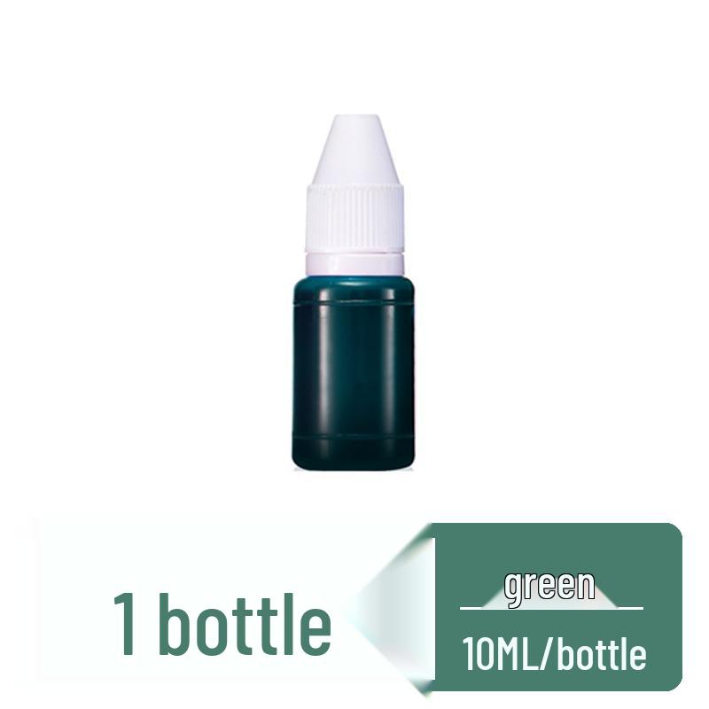 Быстросохнущая светочувствительная штемпельная подушка с чернилами для штампов - Красный, Черный, Синий, Фиолетовый, Зеленый Несмываемые чернила