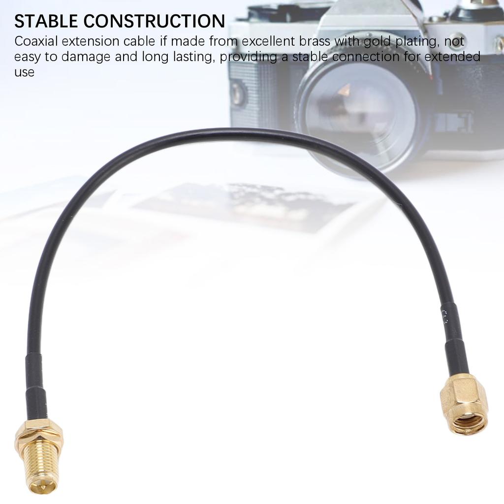 SMA Male to SMA Female Cable RG174 Коаксиальный антенный удлинитель с низкими потерями 15 см Позолоченная латунь