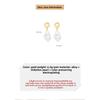 French irregular baroque pearl stud earrings - new luxury, niche, high-end fashion earrings