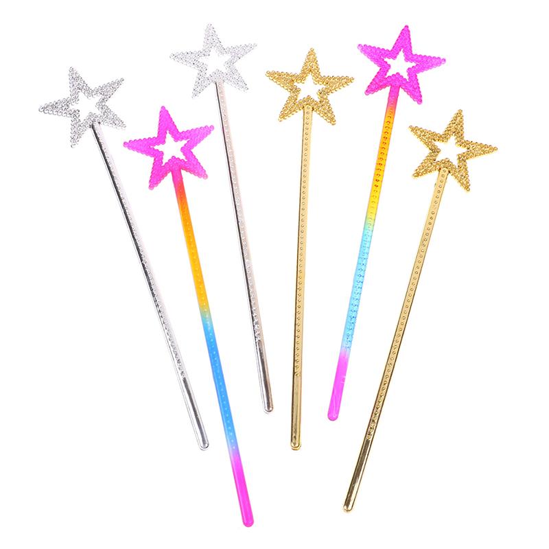 1 Pcs Fairy Wand Angel Star Magic Wand Five-Pointed Star Princess Magic Fairy Cane
