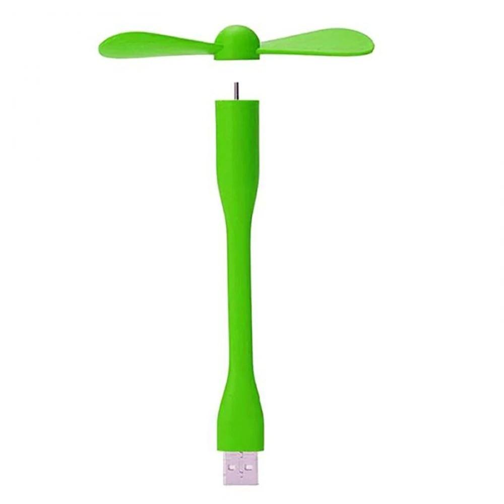 Гибкий USB-вентилятор Портативный ручной вентилятор Прочный мини-USB-вентилятор для охлаждения ноутбука