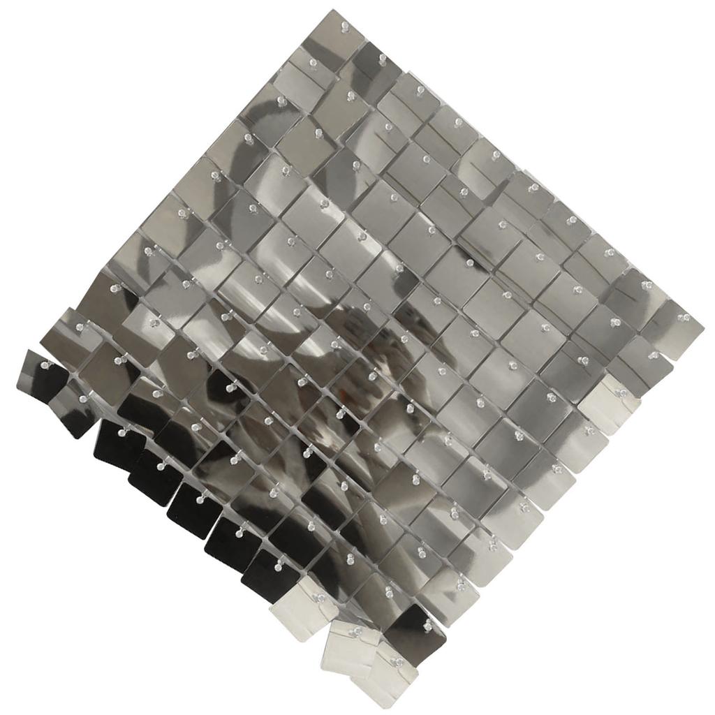 24PCS Shimmer Wall Panels Translucent Frame Shiny Sequin Backdrop Panel for Wedding Birthday Stage Decoration 30x30CM