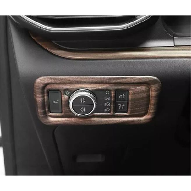 Декоративная рамка переключателя фар 1 шт. Для Ford Explorer - Текстура дерева