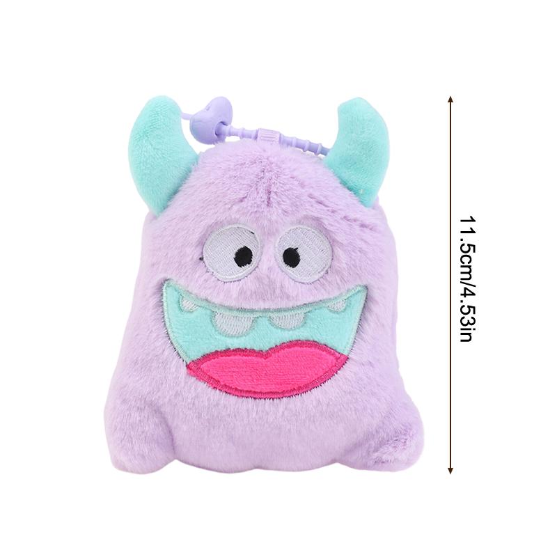 Kawaii мультфильм монстр плюшевый брелок милый плюшевый кукольный брелок рюкзак кулон сумка ключ подвесной декор пара праздничный подарок