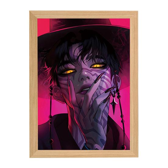 Картина Лампа Перезаряжаемый Светодиодный Свет Светящийся Настенный Художественный Свет Яркий Цвет Художественное Освещение Ночник