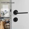 Hot Sell Modern Luxury Aluminum Alloy Interior Door Lever Handles for Bedroom Use With Easy Installation