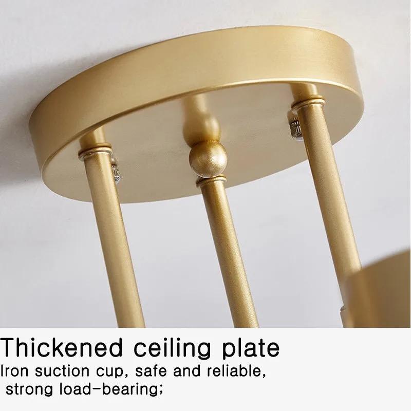 Современная светодиодная люстра класса люкс с 6 головками, подвесной светильник для потолка, столовой, гостиной, спальни, потолочный светильник, холл, домашний декор, светильники