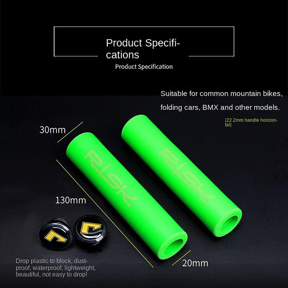 2PCS Bike Part Cycling Bike Grips Silicone Mountain Bike Handlebar Cover  Bike Accessory