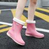 Rain Boots Women's Waterproof Shoes Women's New Rain Shoes Japanese Non-slip Water Shoes Platform Rubber Shoes Fashion Overshoes
