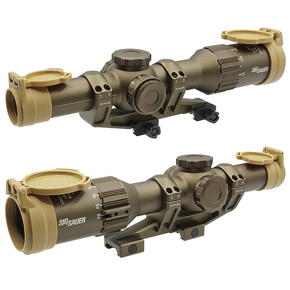 Evolution Gear NIGHTFORCE Ultra Mount 1.54" High Scope Mount Replica, 30mm Diameter, Hard Anodized 6068 Aluminum, Dark Earth