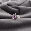 African Amethyst Ring Jewelry, Handmade Gemstone Ring, 925 Solid Sterling Silver Ring Dainty Jewelry, For Engagement Gift