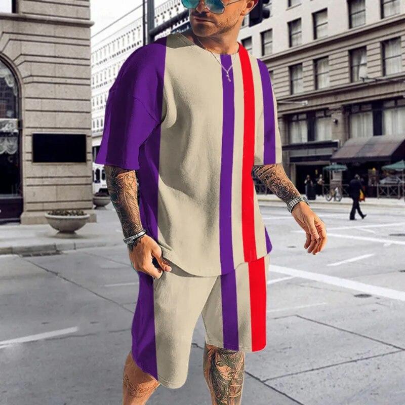 Новый летний мужской спортивный костюм, однотонная футболка + шорты, модный стильный спортивный костюм, комплект, спортивная одежда, костюм, одежда больших размеров