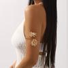 Leaf Opening Cuff Bracelets Butterfly Circle Upper Arm Bracelet  Arm Accessories