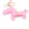 Мультяшный брелок с подвеской в виде розового пони из искусственной кожи для женщин, милый брелок для сумки с животными, подвесное украшение, аксессуары, украшения, подарки