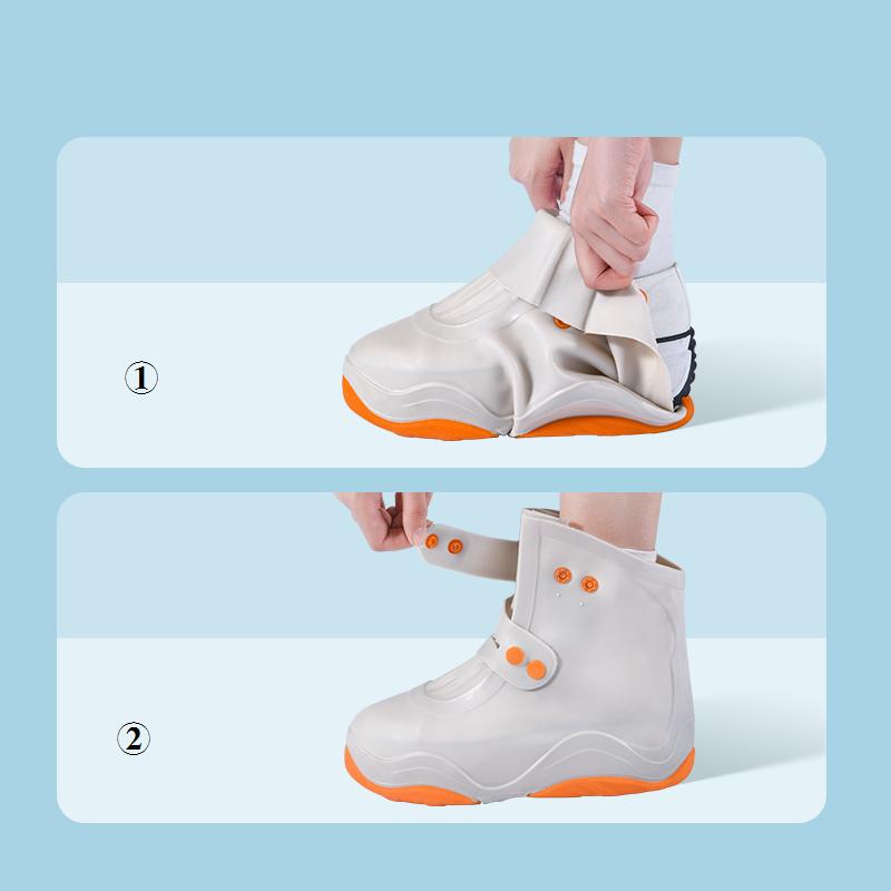 Новые многоразовые бахилы для обуви, водонепроницаемая обувь, галоши, защитные чехлы для обуви в дождливый сезон, водонепроницаемые бахилы, чехол для кроссовок