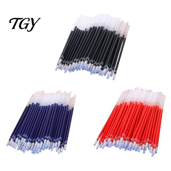 Conical Tip Ink Replacements 50PCS 0.5mm Gel Pen Refills, Needle And Universal Replacement Smooth Writing Pigment Based for Office School Daily