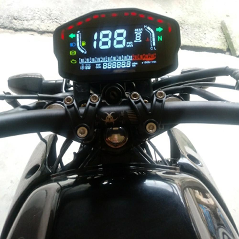 Universal Motorcycle LED LCD GPS Speedometer Digital Backlight Waterproof Odometer Tachometer For 2,4 Cylinders Motor Car