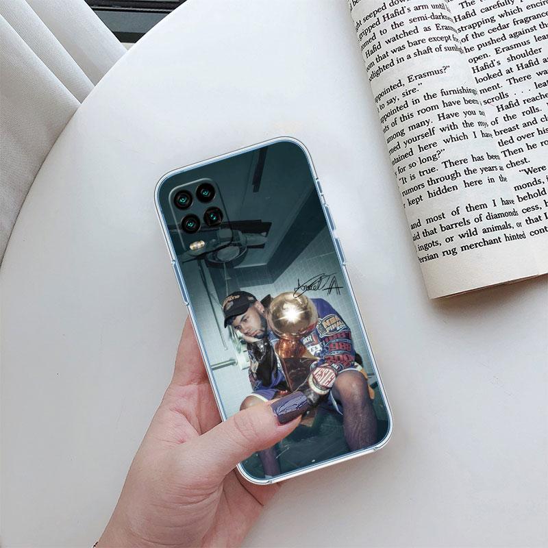 Anuel AA Transparent Phone Case for LG K22 K30 K40 K40S K41 K42 K50 K50S K51 K51S K52 K61 K62 K71 K92 Q61