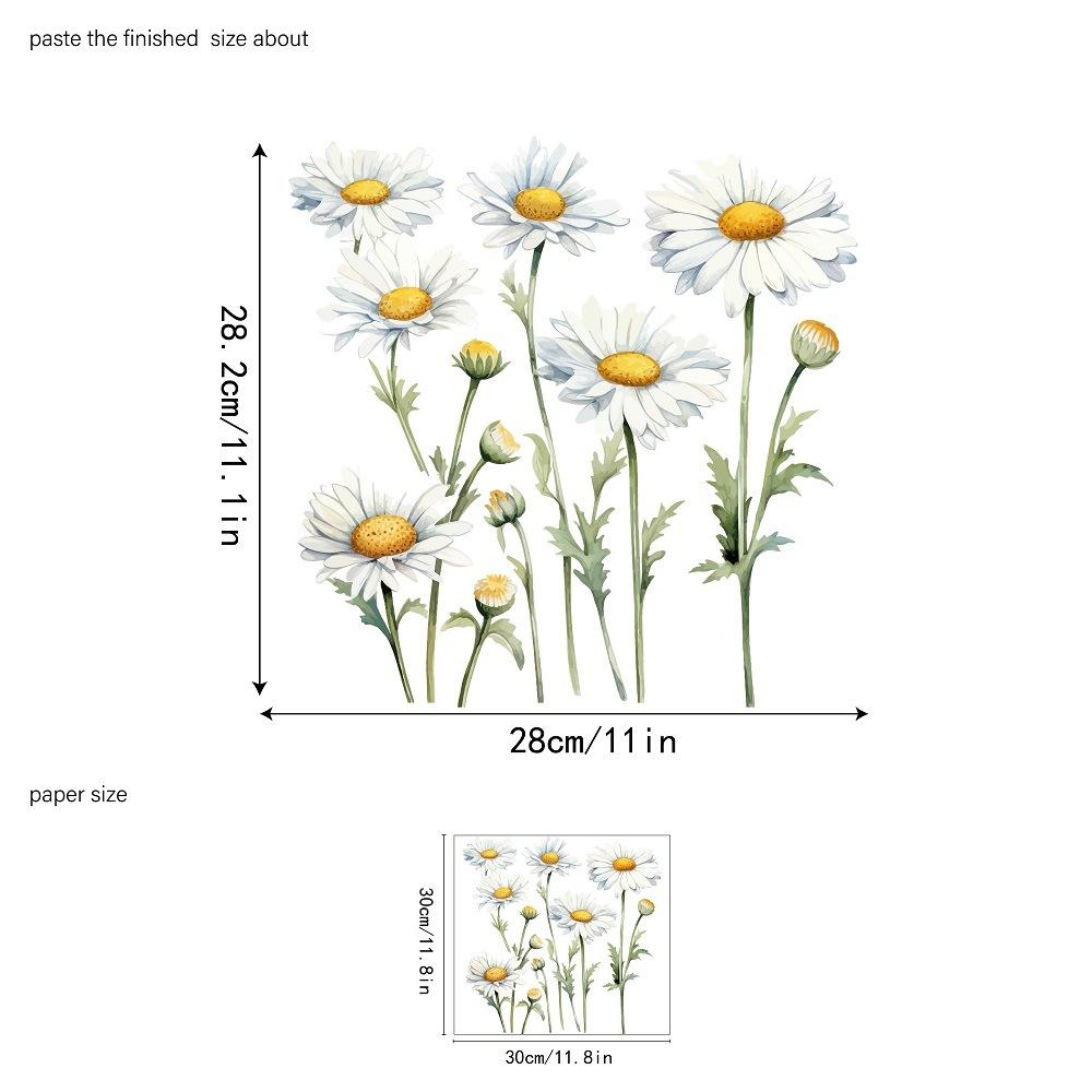 Двусторонняя красочная наклейка на стену с изображением бабочек и цветов, электростатическая паста, паста для оконного стекла, видимая декоративная наклейка на стену