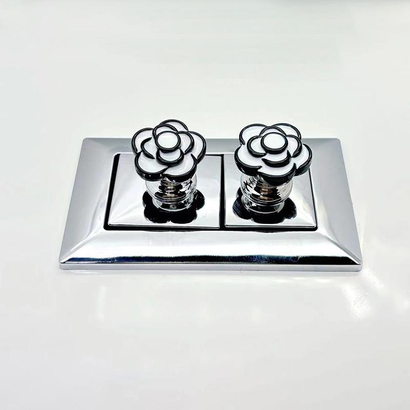 Кнопка туалетного пресса Flower Туалетный пресс Креативный Специальный Выключатель для сливного бака в ванной Аксессуары