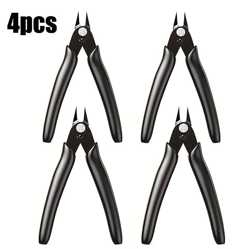 4 шт. 5-дюймовые прецизионные кусачки для проволоки, хобби-кусачки, маленькие бокорезы для изготовления ювелирных изделий, электроники