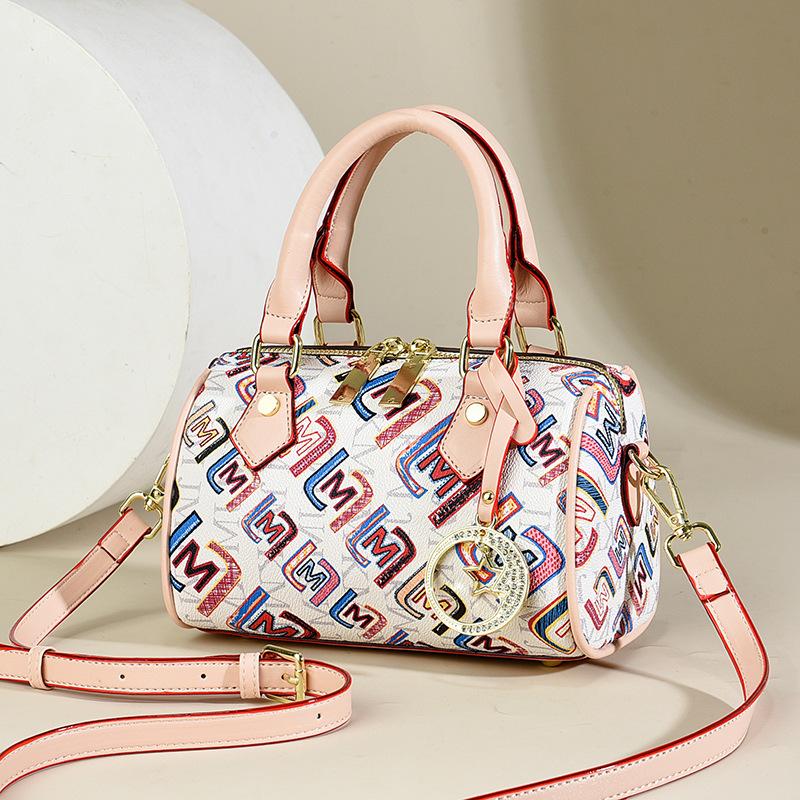 Новая модная печатная сумка с высоким уровнем внешнего вида, контрастная по цвету сумка-подушка, большая вместимость, легкая роскошная сумка через плечо 100 Tide