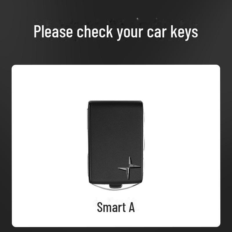 Чехол для ключа Polestar 2 для одного и двух двигателей, стандартный корпус дальнего действия с простой пряжкой для Polestar 1.