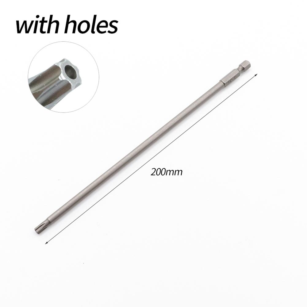 Набор бит Torx для отвертки Torx 1 шт., серый шестигранный хвостовик