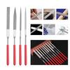 XINSHEYE Diamond Metal Files, 3*140mm, Set of 10, Precision Metal Rod Files for Deburring, Ironwork, Woodworking, and DIY Polishing