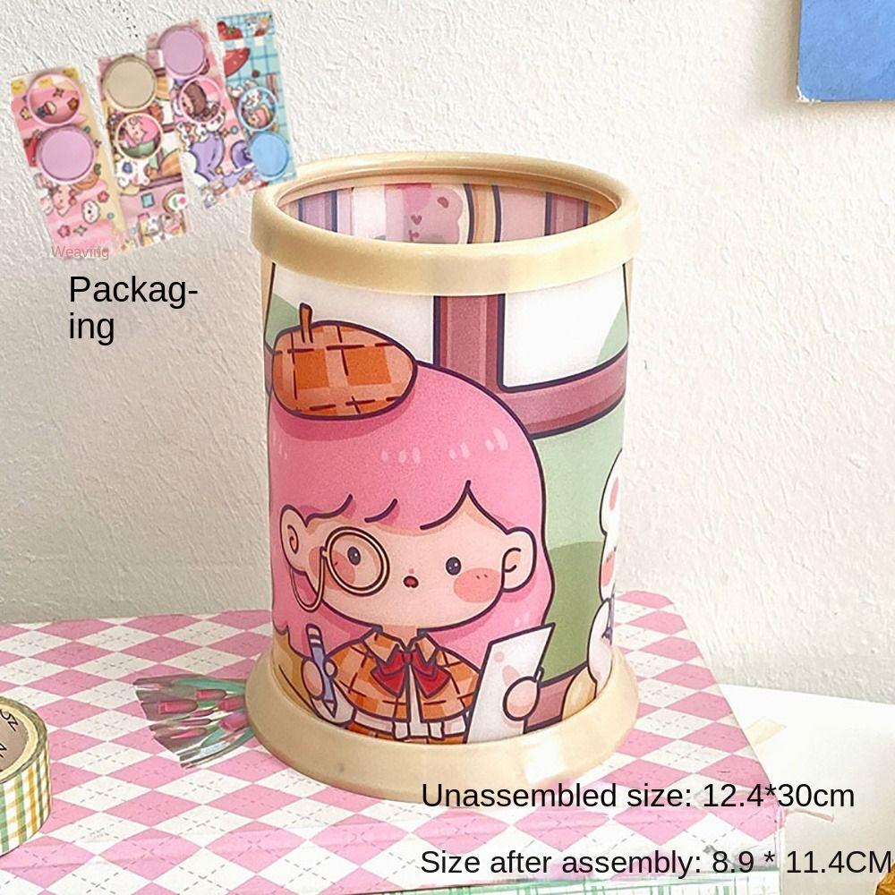 Милый мультяшный держатель для карандашей, канцелярские принадлежности, подарки, контейнер для ручек, практичная коробка для хранения ручек, студенты