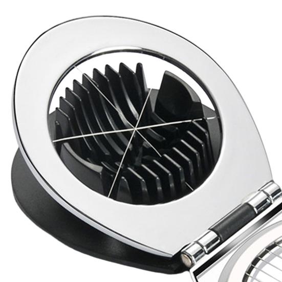 Яйцерезка 2 режима Высокая твердость Нержавеющая равномерная толщина Эргономичная ручка 2 в 1 Яйцерезка Кухонный гаджет