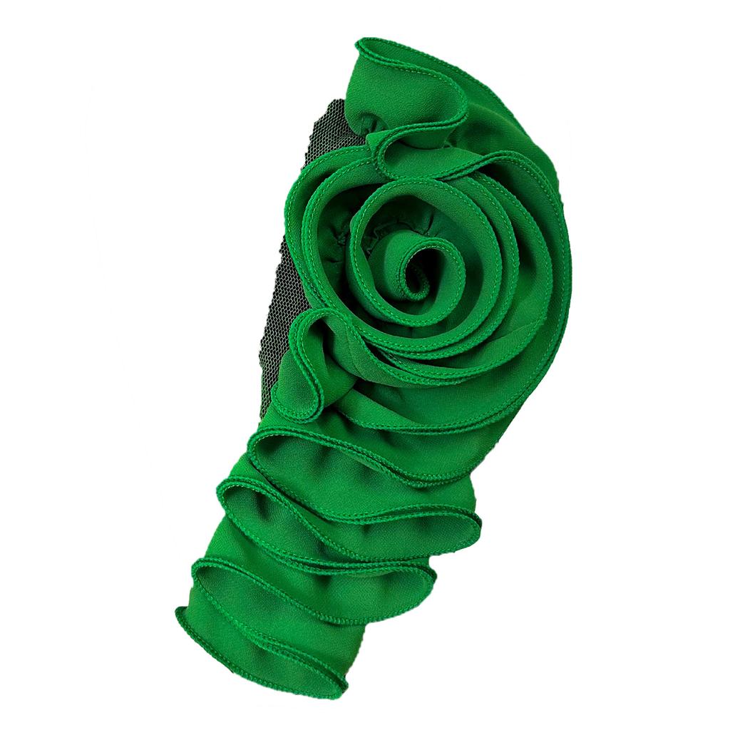 Ручная работа Цветочные аппликации Крафт Материалы для изготовления танцевальных костюмов Волан Край 3D Цветочные нашивки Одежда Пришивная аппликация