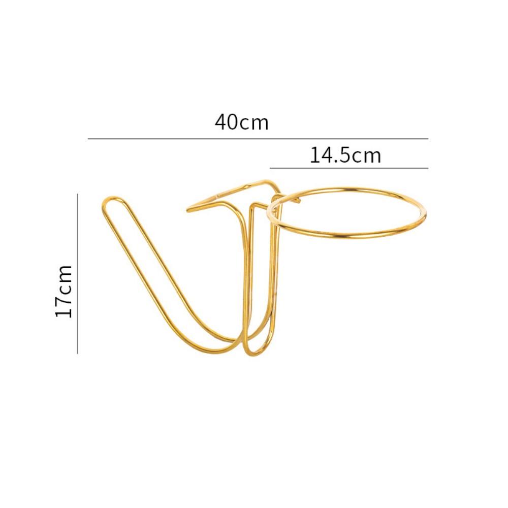 Sturdy Cooler Stand Rack Gold/Silver Beer Barrel Rack Versatile Ice Bucket Stand Cooking Events
