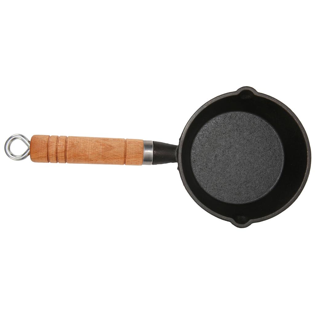 Сковорода Чугунная Сковорода Сливные носики Деревянная ручка Устойчивая к пятнам Быстрый нагрев Легко чистить Кастрюля для готовки