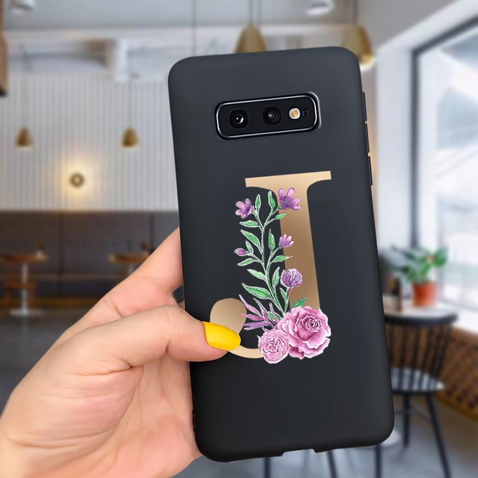 Милый Чехол С Буквами Для Samsung Galaxy S10 Plus Чехол S10 S10e Мягкий Силиконовый Задний Чехол Для Телефона Для Samsung S10 S10e S10+ Чехол Coque