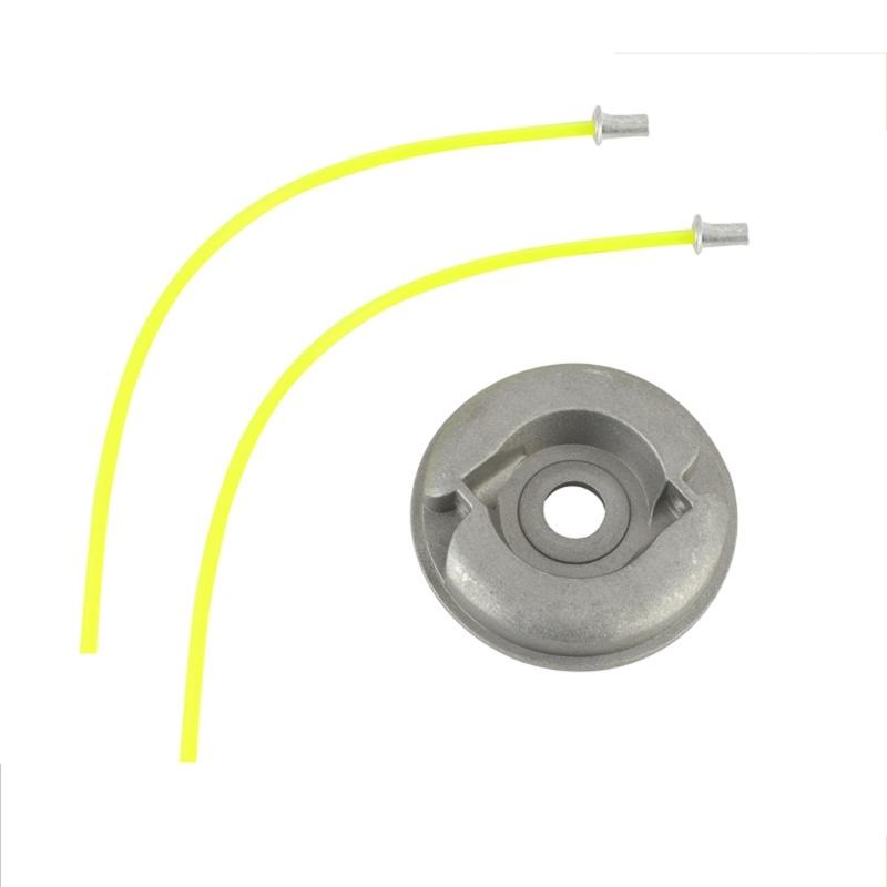 Алюминиевая головка триммера для травы с 4 лесками, головка для триммера, режущая головка с резьбой для аксессуаров для газонокосилки