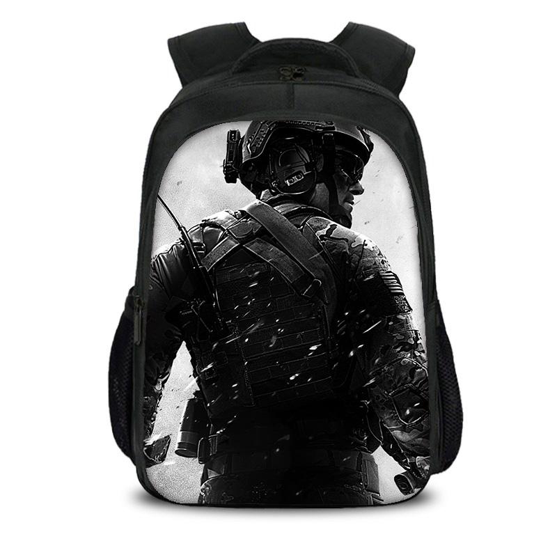 Рюкзак Call of Duty с двойным дном Прочный, Модный, Большой вместимости Лучший подарок на день рождения для школьника и школьницы