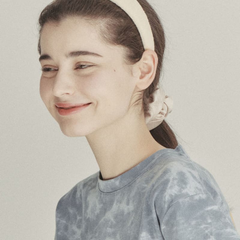 Повязка на голову махровая лимонно-желтая Elizabeth Moments