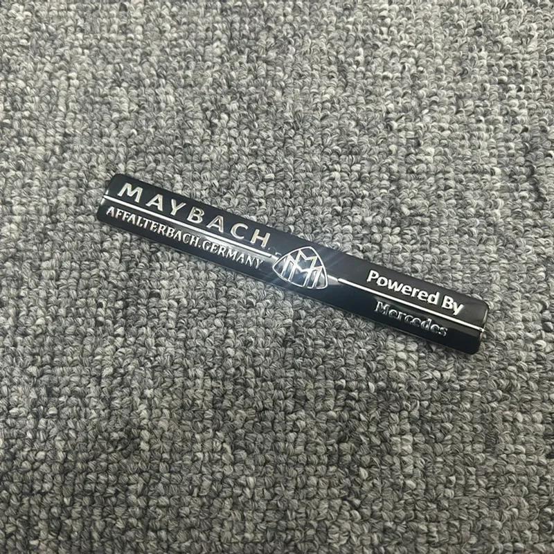 Aluminum Car Badge Sticker Accessories For Mercedes Benz AMG Brabus Maybach Smart W204 GLC CLA GLK W205 W203 W206 W108 W124 W126 BJ1